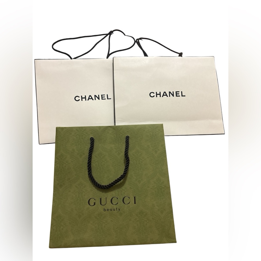 Gucci Green Tote Bag 3 beautiful bags 2 from CHANEL AND 1 from GUCCI